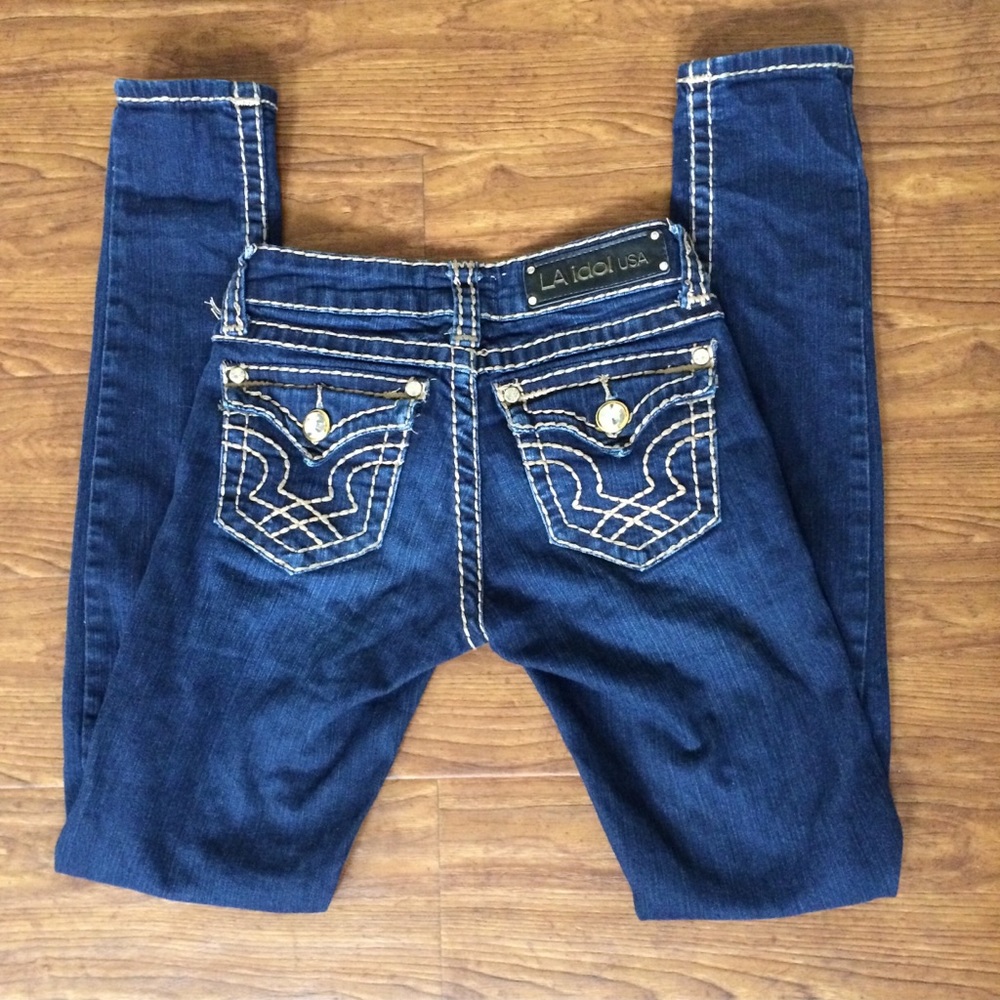 LA Idol Dark Skinny Jeans